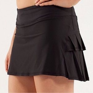 lululemon black pace setter skirt